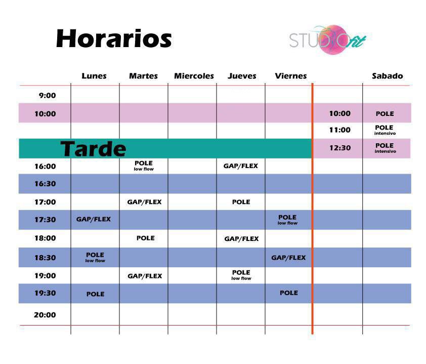 horario de clases