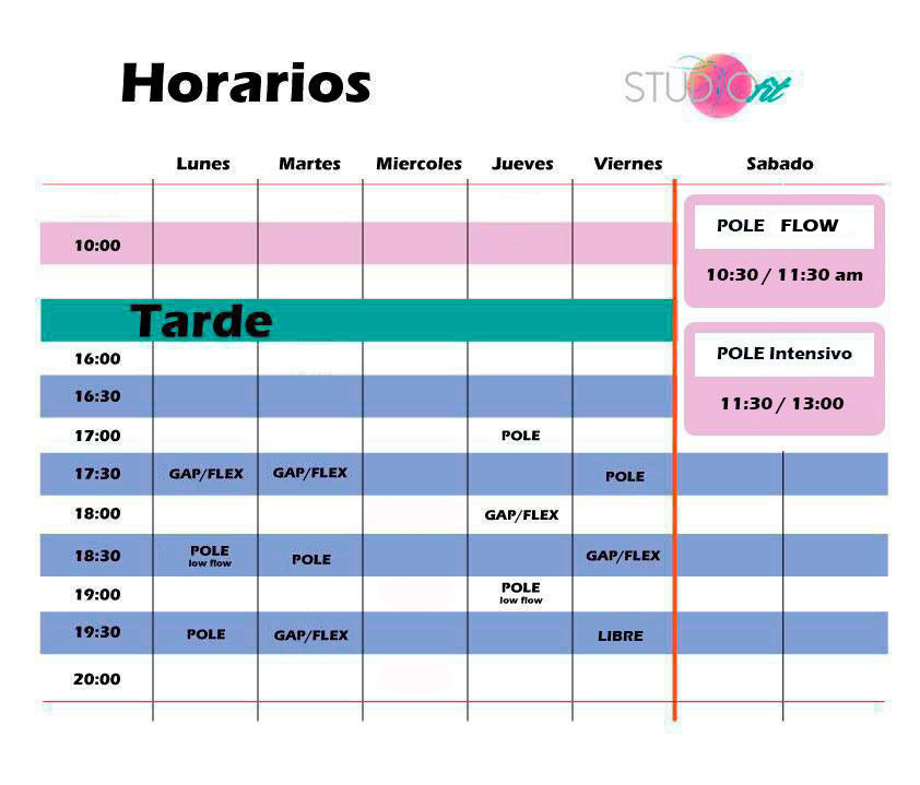 horarios